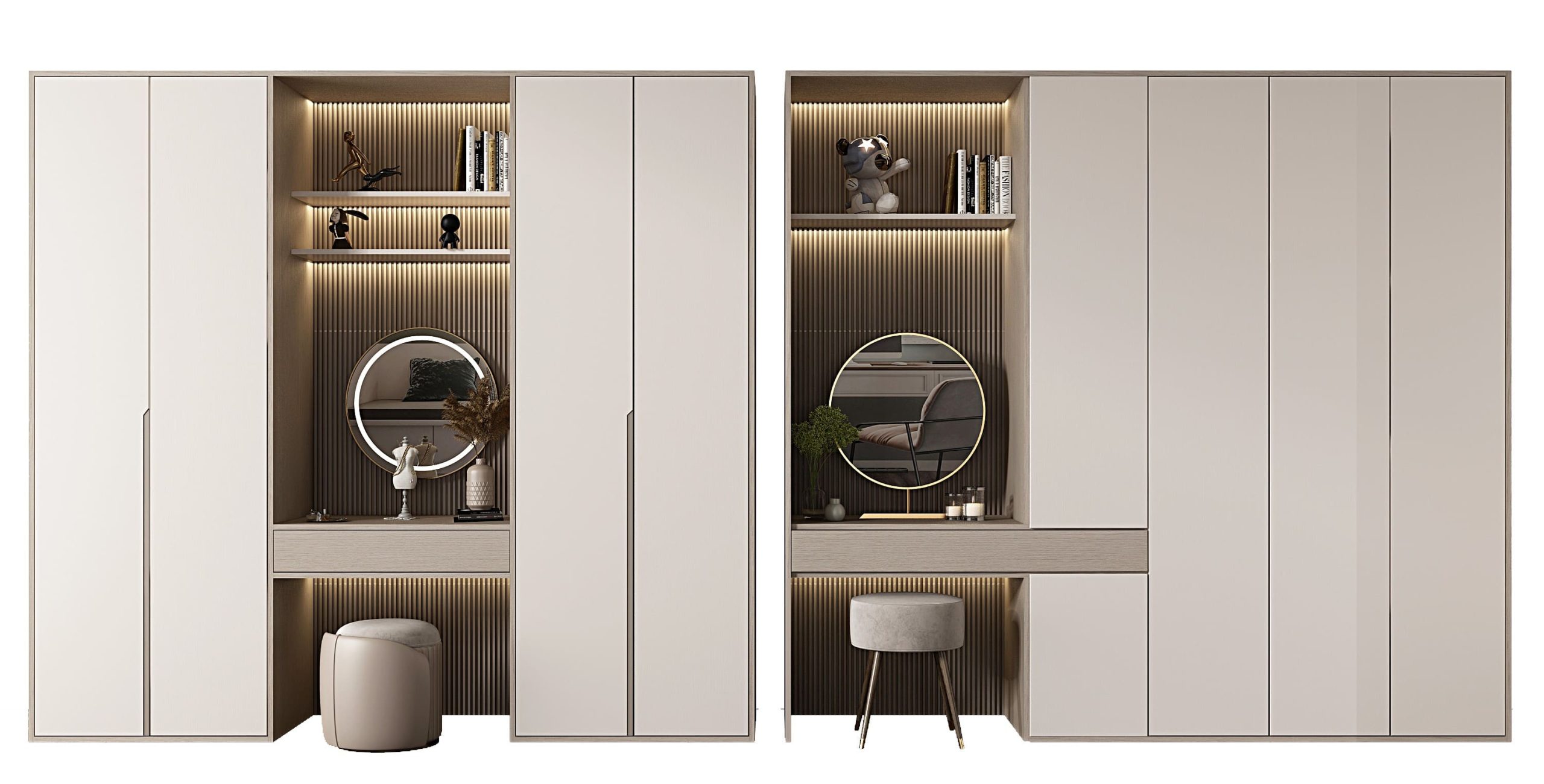 Custom made wardrobe Malaysia sliding hinged