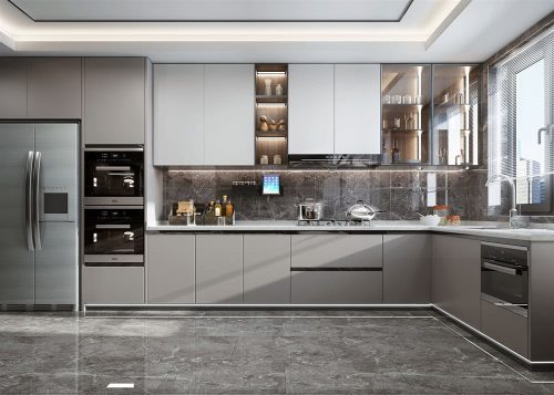 pengudaraan pencahayaan dapur terbuka Malaysia tips