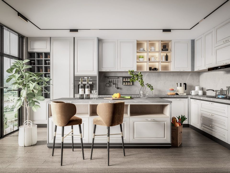 custom made modern kitchen