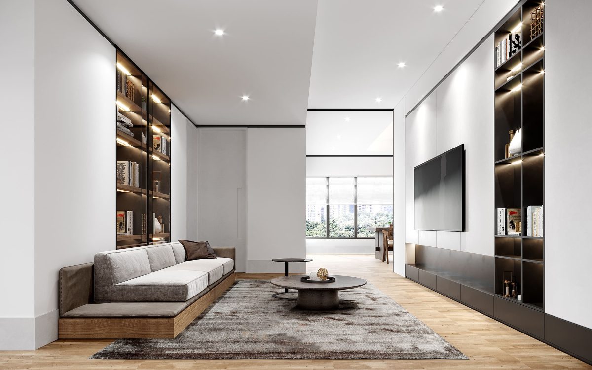 Minimalist style cabinet