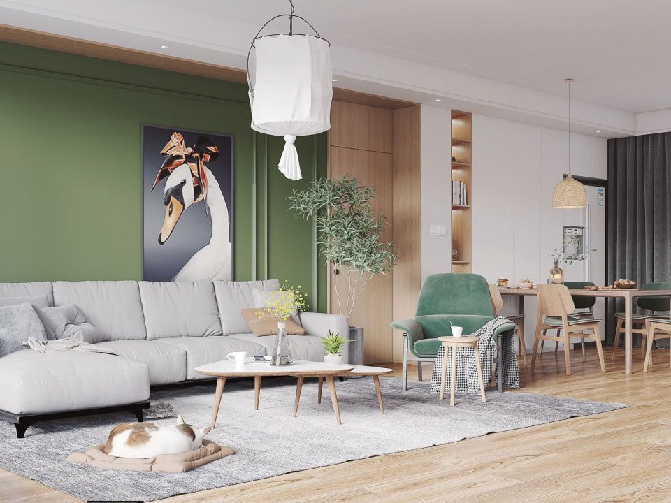 Scandinavian style custom cabinets