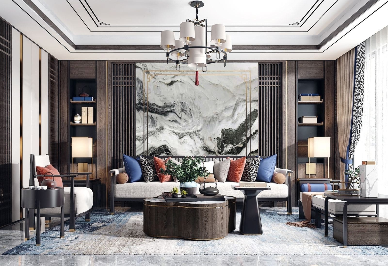 chinese style living space