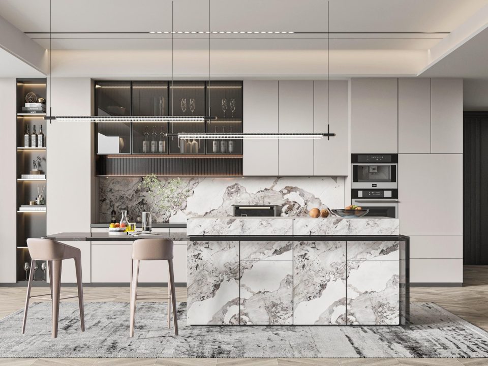 custom kitchen island modern