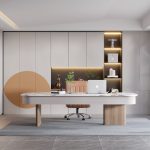 custom modern study room