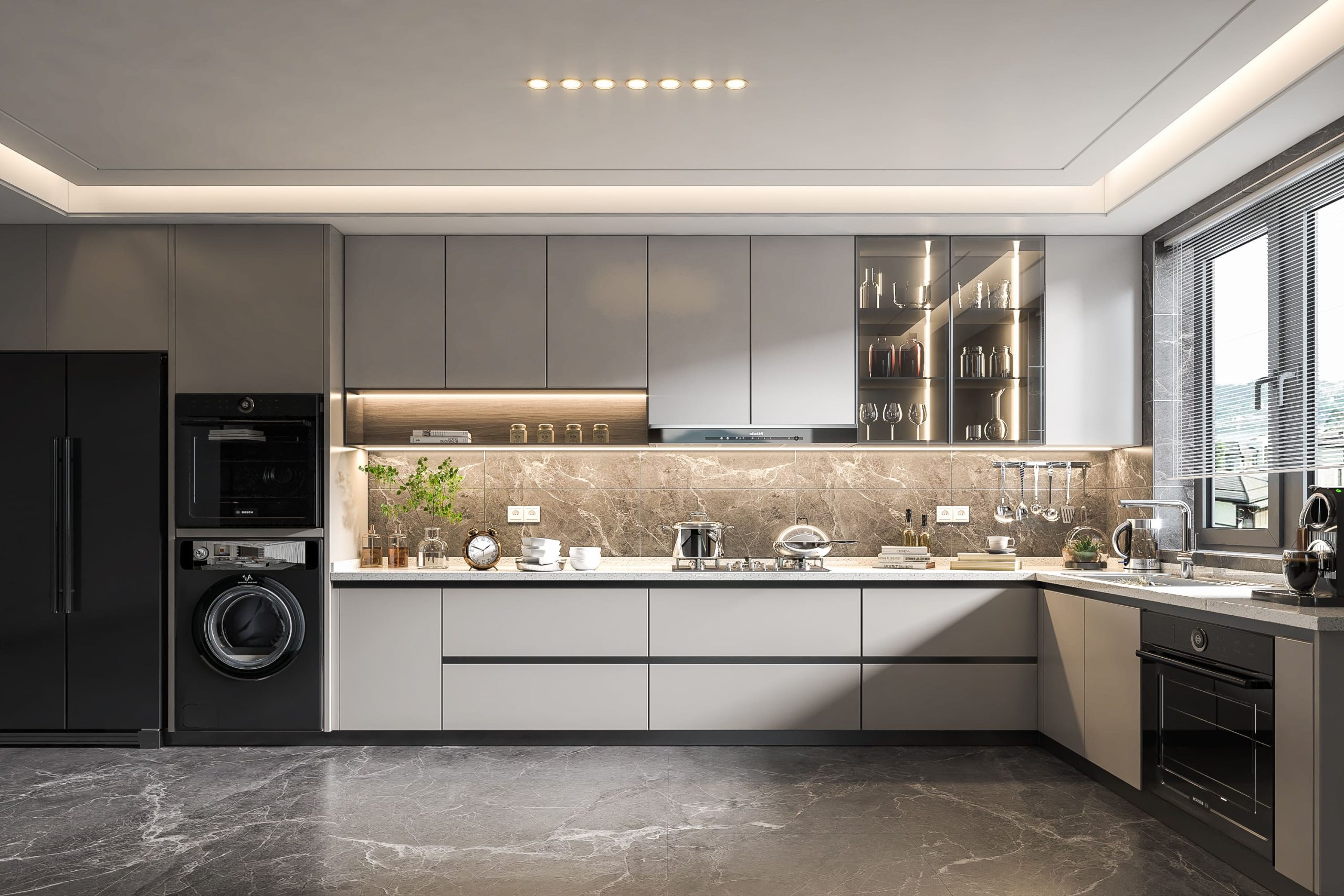 high end kitchen cabinet