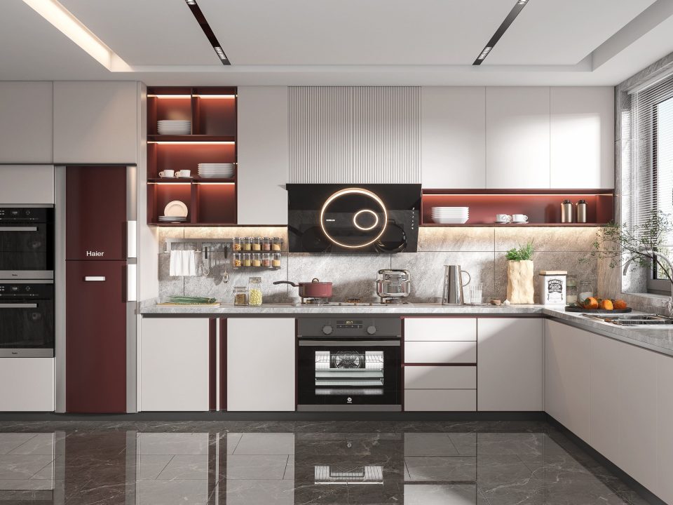 modern kitchen cabinet